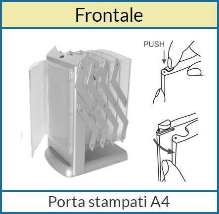 Frontale Struttura chiusa Base Portadepliant Folder Up