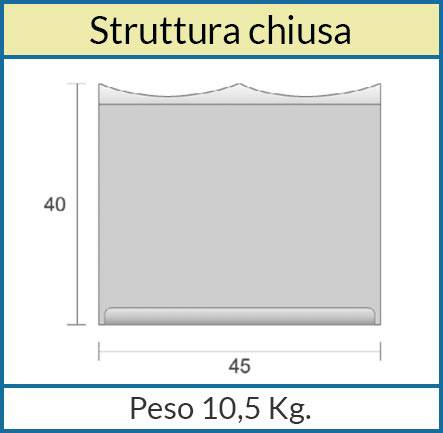 Struttura chiusa Portadepliant Folder Up