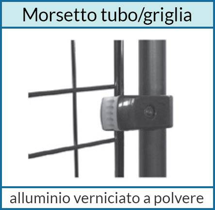 morsetto tubo griglia